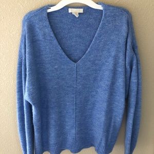 Blue sweater!